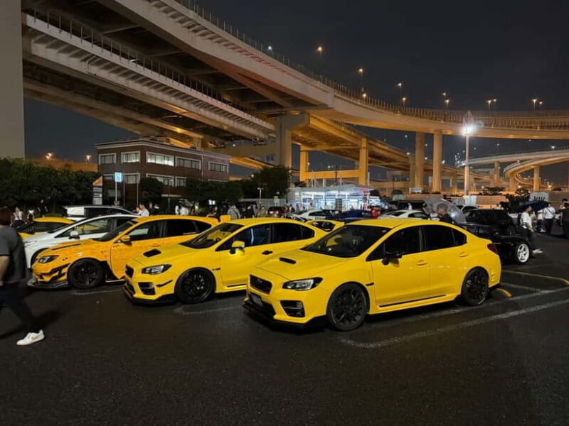 EVO, WRX, Skyline JDM Night Run to Daikoku Car Meet - A Closer Look at the Experience