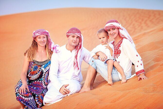 Exclusive Desert Safari with BBQ, Camel Ride & Traditional Show - Key Points