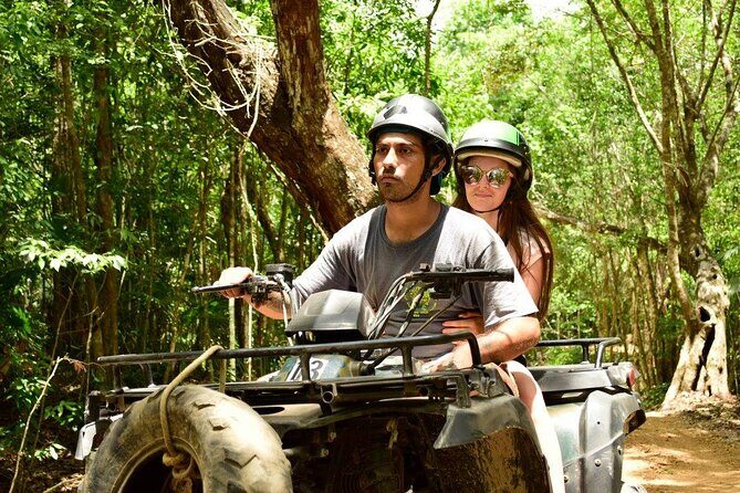 Experience ATV (shared) Ziplines & Cenote with Lunch from Cancún - Key Points