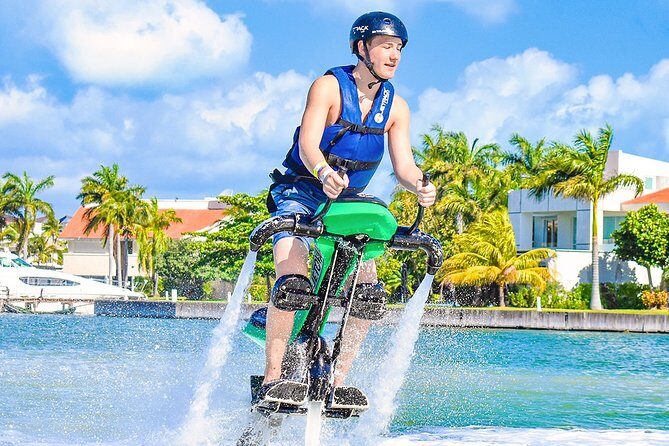 Experience the JETOVATOR water activity in CANCUN. Equipment included - Safety and Sanitary Measures