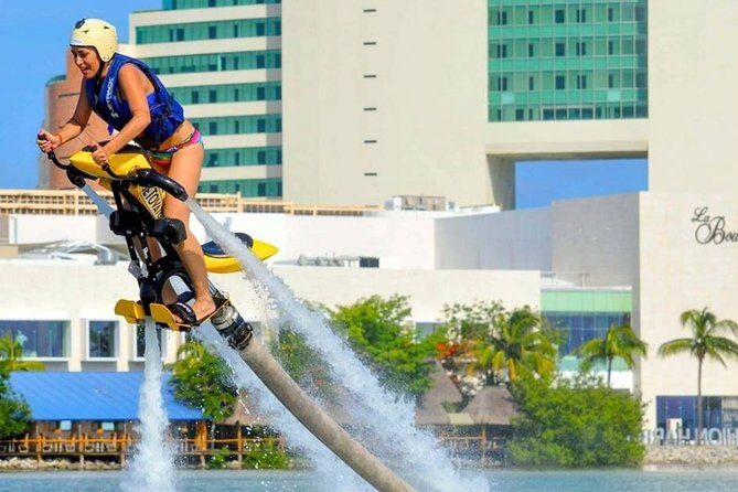 Experience the JETOVATOR water activity in CANCUN. Equipment included - The Booking and Cancellation Policy