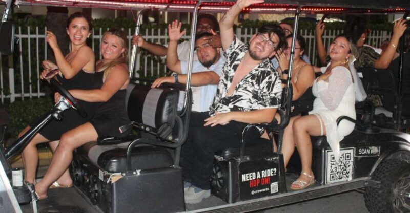 Explore South Beach, Miami : Ultimate Golf Cart Party Tour - The Bottom Line