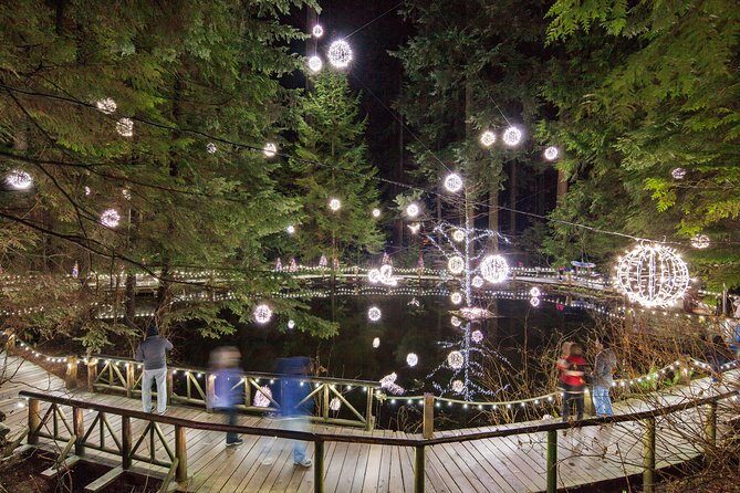 Explore Vancouver City & Capilano Suspension Bridge Canyon Lights - Capilano Suspension Bridge Park: Holiday Lights and Adventure