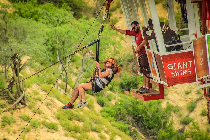 Extreme Swing - Fly from the Glass Bottom Gondola - Setting the Stage for Adventure in Cabo San Lucas