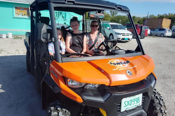 Exuma,Bahamas: 6 Seater Buggy/Jeep Rental with Bluetooth speakers - An Adventurous Road Trip in Great Exuma