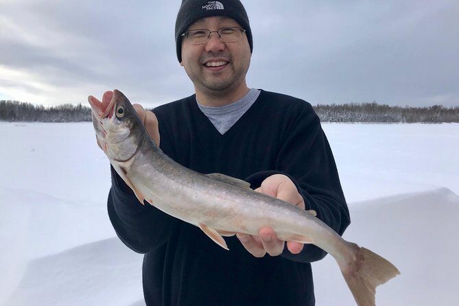 Fairbanks Ice Fishing Expedition in a Heated Cabin with Fish Cookout - Key Points
