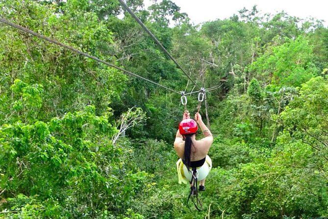 Family ATV Cenote Five Zip Lines Photos Taco Lunch Tequila Taste - A Complete Look at the Day in Cancun