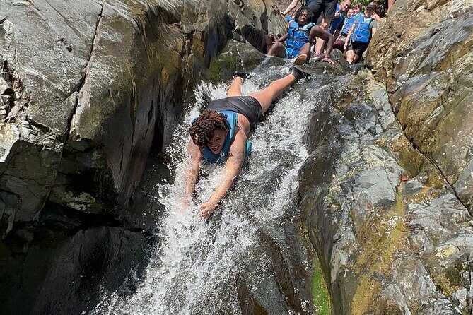 Famous Natural Waterslide in El Yunque Rainforest - Key Points