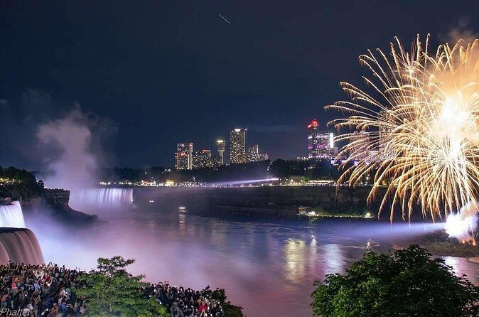Fireworks & Falls Glow Walking Tour Canada + Skylon Tower - What Travelers Say