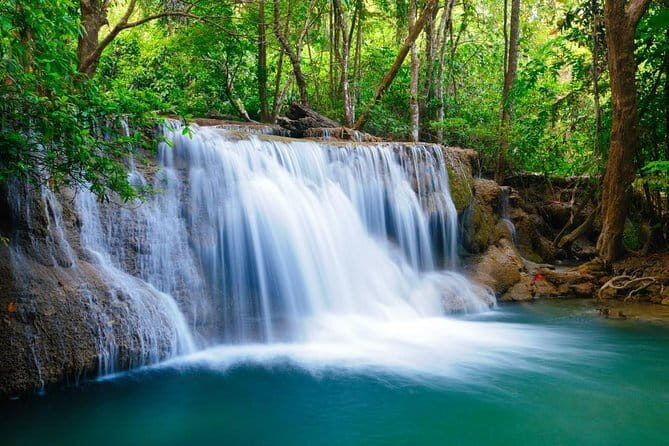 Floating and Railway Markets and Erawan Waterfall (Group Tour) - Frequently Asked Questions