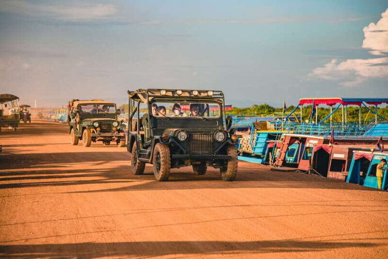 Floating Village Sunset Boat & Jeep Tour inclusive Drinks - Key Points