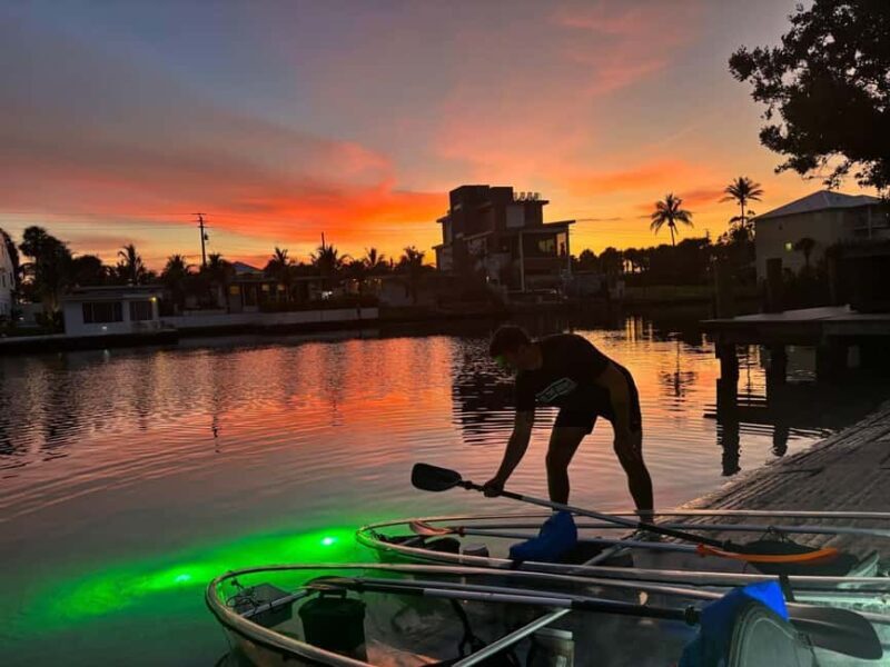 Florida: Sharkey's Guided Fish Feeding LED Night Tour - Key Points