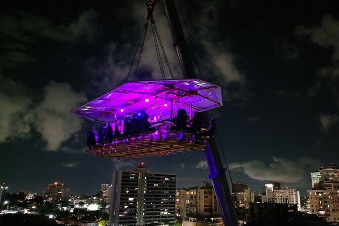 FlyDining: 4 Courses Dinner with City Lights & Ocean Breeze - Food Quality and Service