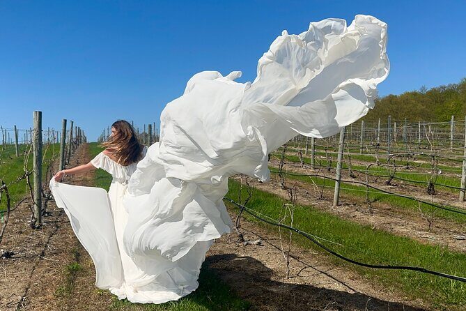 Flying Dress Photo Shoot in Traverse City - What is the Flying Dress Photo Shoot?