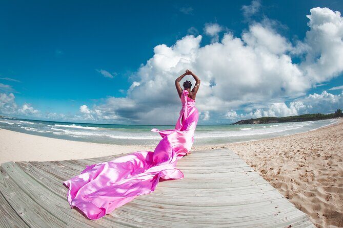 Flying Dress Photoshoot (1 Dress) Punta Cana Pro Photographer - Key Points