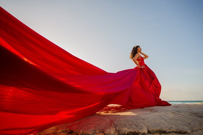 Flying dress photoshoot cancun - Pricing and Whats Included