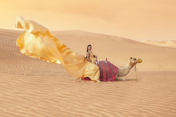Flying dress photoshoot Dubai Solo, Couple and Group Session - FAQ