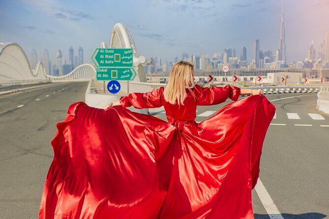 Flying Dress Photoshoot in Dubai - A Detailed Look at the Flying Dress Photoshoot Experience