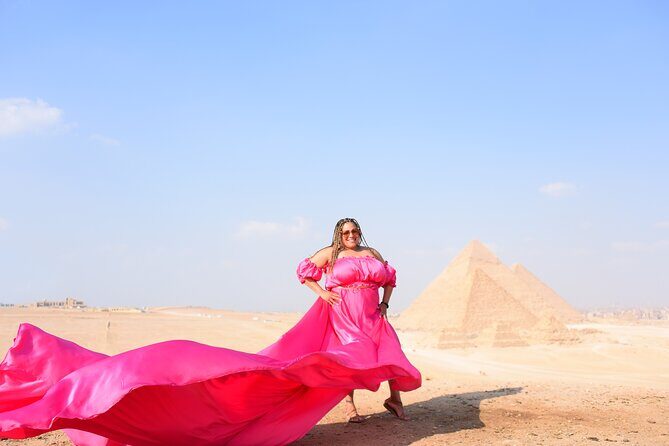 Flying Dress Photoshoot with Camel and Horse Riding in Giza - The Itinerary Breakdown: What You Can Expect