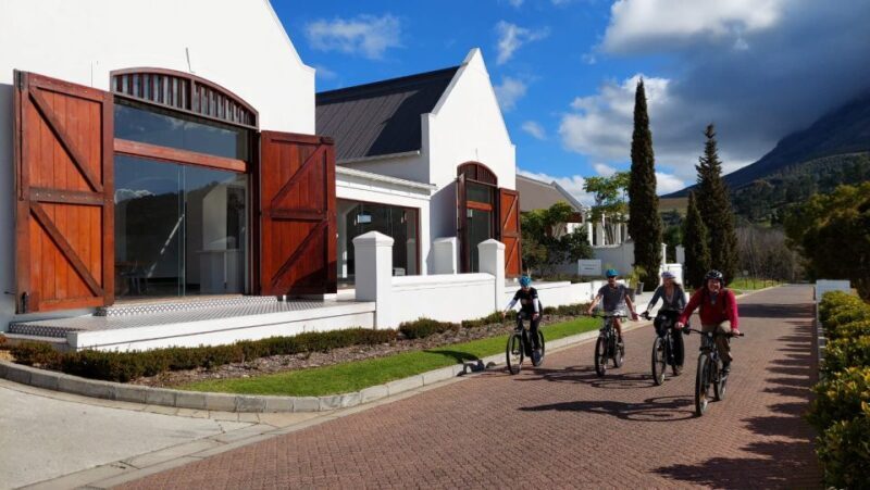 Franschhoek: E-bike Tour with Wine Tasting and Lunch - Authentic Experiences and Practical Tips