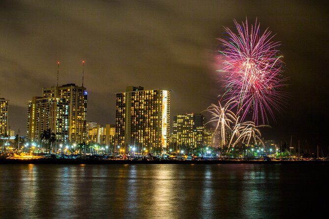 Friday Night Waikiki Fireworks Catamaran Cruise - Key Points