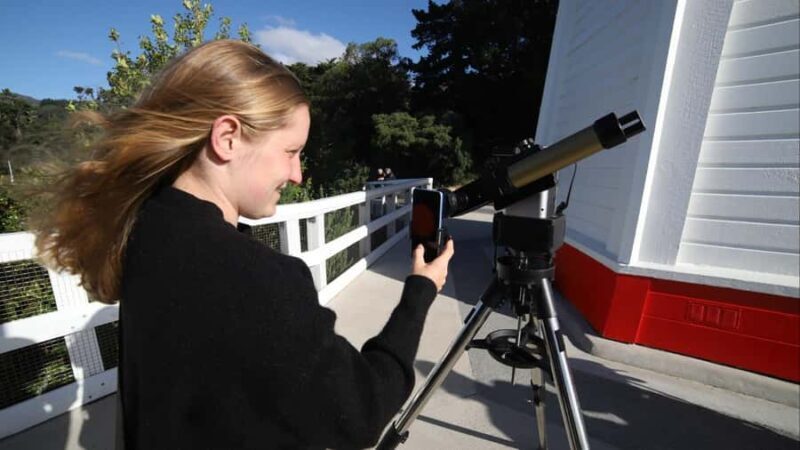 From Akaroa Lighthouse: Sungazing Tour with Two Telescopes - An Introduction to the Akaroa Sungazing Experience