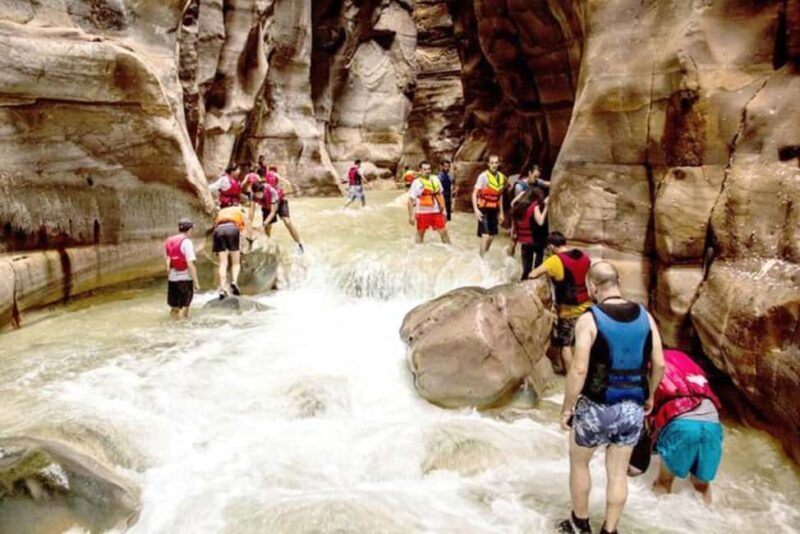 From Amman or Madaba: Wadi Mujib Hiking Tour - Post-Hike Relaxation at the Dead Sea