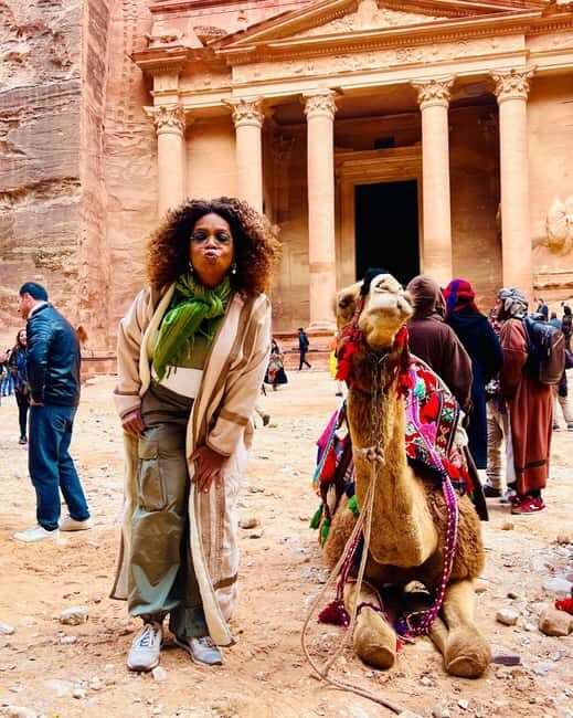 From Amman: Private Day Tour to Petra & Wadi Rum - Exploring Petra: The Ancient Rose-Red City
