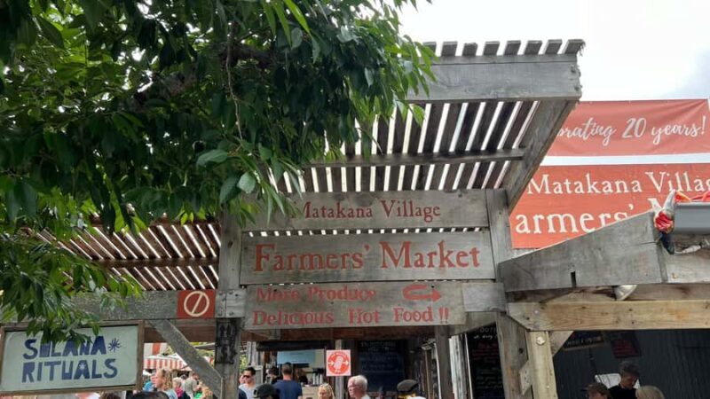 From Auckland: MATAKANA VILLAGE MARKET & WINE/SCULPTURE TOUR - Key Points