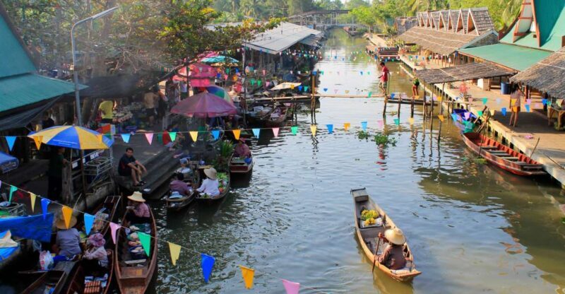 From Bangkok: Thaka Floating Market - The Itinerary in Detail