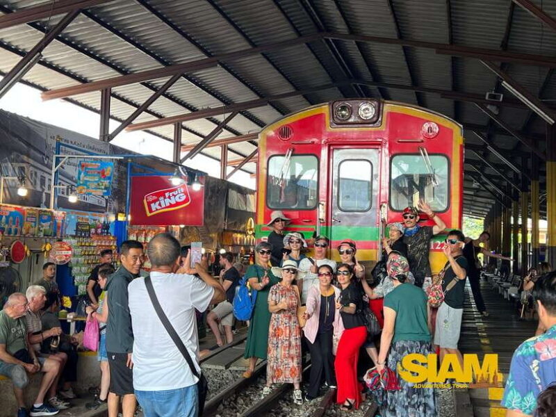 From Bangkok:Damnoen Floating Market and Railway Market Tour - Key Points