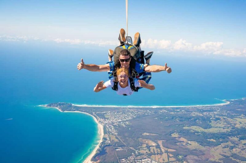 From Brisbane: Tandem Skydive Experience over Byron Bay - An Overview of the Skydiving Adventure