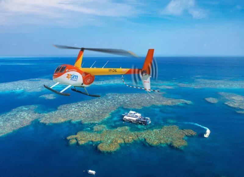 From Cairns: Moore Reef, Fitzroy Island Tour with Helicopter - Key Points