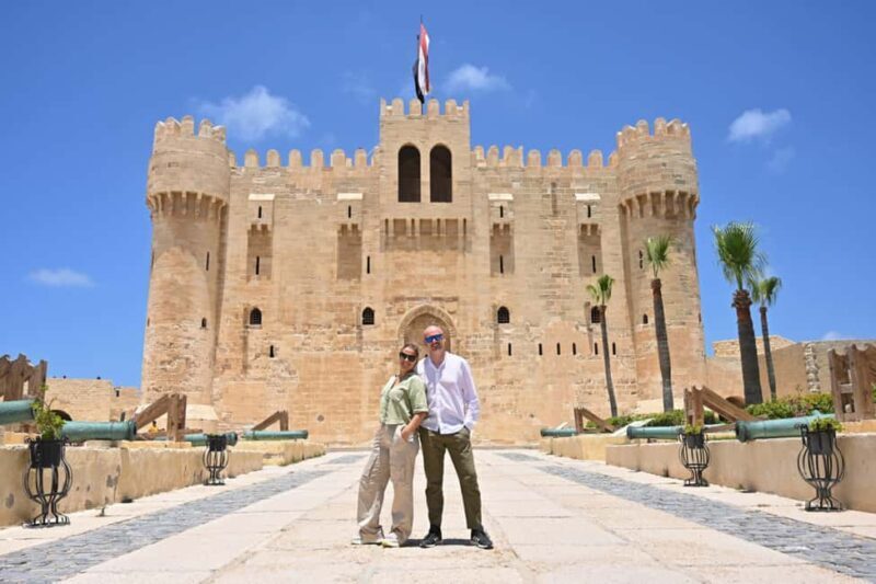 From Cairo Alexandria Catacombs, Citadel Day Trip with Lunch - Lunch by the Sea