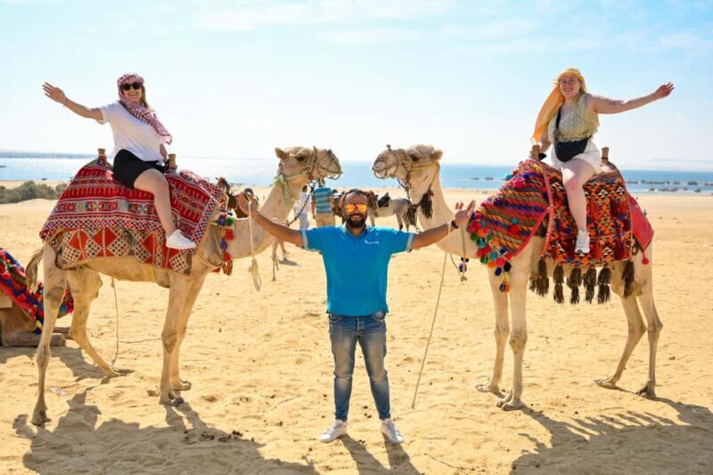 From Cairo: Desert Safari, Camel Ride, Magic Lake, & Lunch - Key Points
