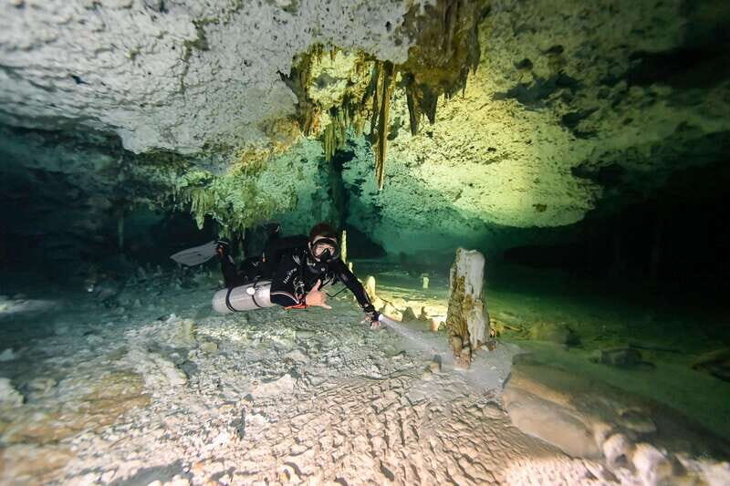 From Cancun: 2 Dives in Cenote Dos Ojos for Certified Divers - Introduction