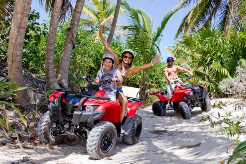 From Cancún: ATV Jungle Trail Adventure and Beach Club - FAQ