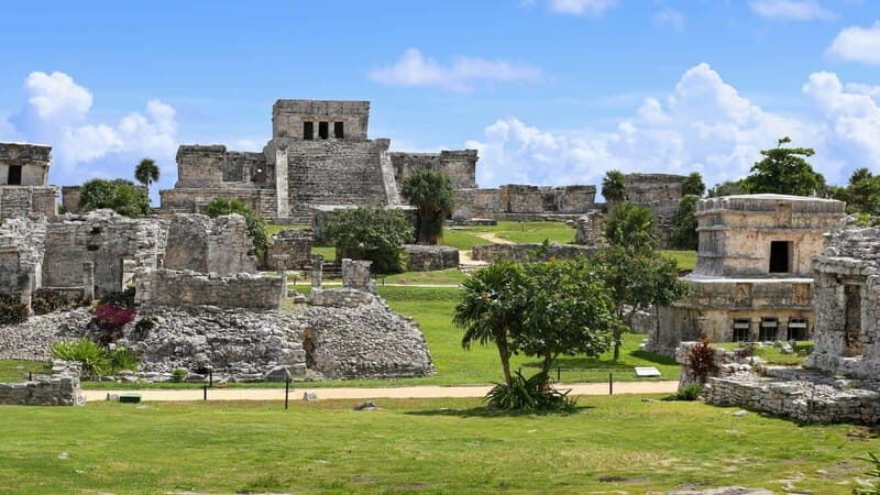 From Cancun: Day Trip to Tulum and Mariposa Cenote - The Scenic Bus Ride and Arrival at Tulum