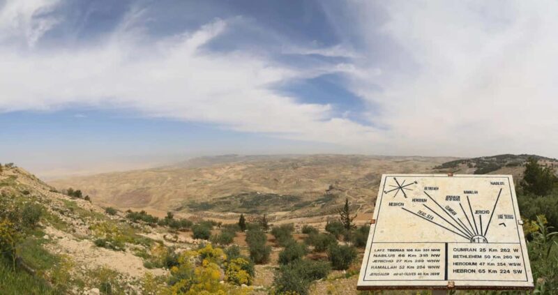 From Dead sea /Swemeh : Mount Nebo, Madaba and Baptism Site - Key Points