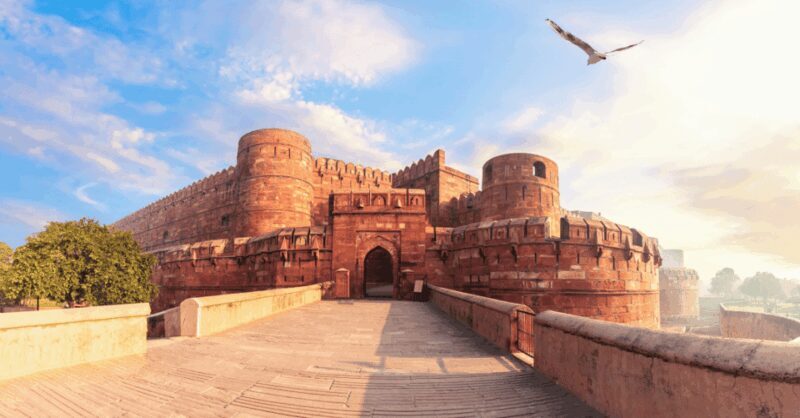 From Delhi: Private Taj Mahal & Agra Day Trip by Car or Rail - Exploring Agra Fort: Mughal Grandeur