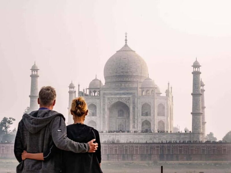 From Delhi: Taj Mahal, Agra Fort & Elephant Centre Tour - Exploring the Highlights