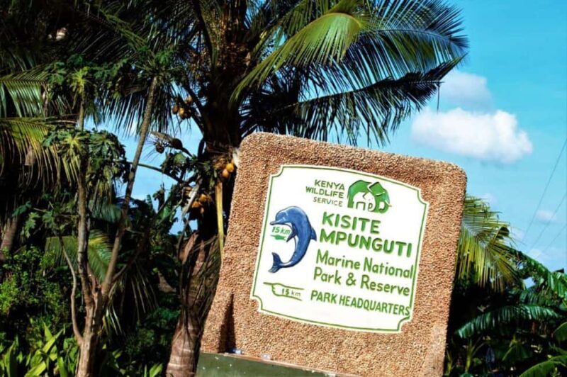 From Diani: Kisite Mpunguti Marine Park and Wasini Island - Key Points