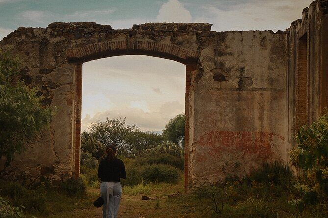 From Guanajuato: Mines and Abandoned Farms (Mineral de Pozos) - Antigua Escuela Modelo: Education and Prosperity