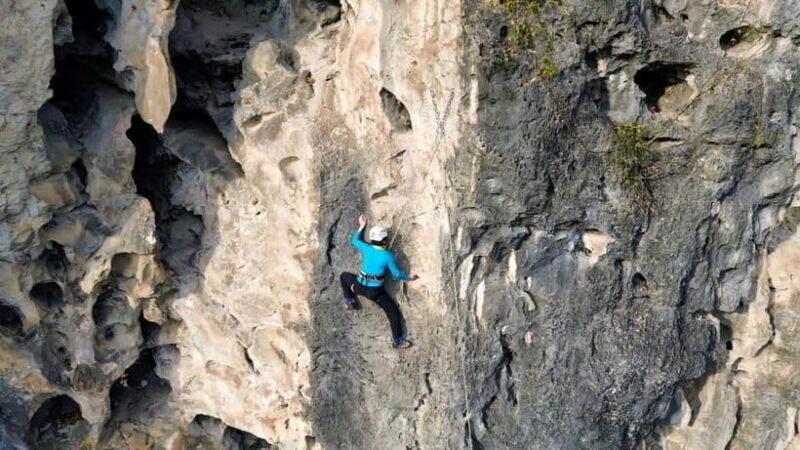 From Guilin: Yangshuo Rock-climbing & River-tracing Tour - Key Points