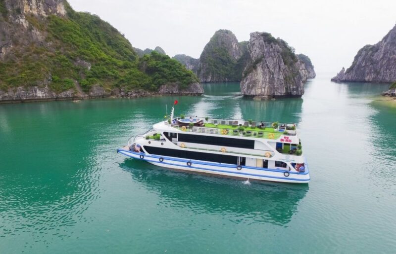 From Hanoi: Ha Long Bay Luxury Cruise Day Tour with Jacuzzi - Sunset Party and Relaxation in the Jacuzzi
