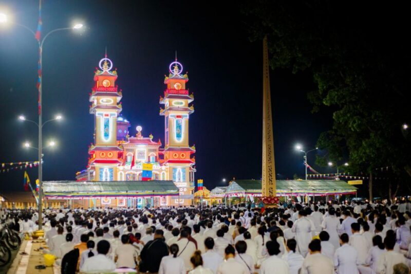 From Ho Chi Minh: Black Virgin Mount And Cao Dai Holy Mass - Architectural Marvels and Temples on the Route