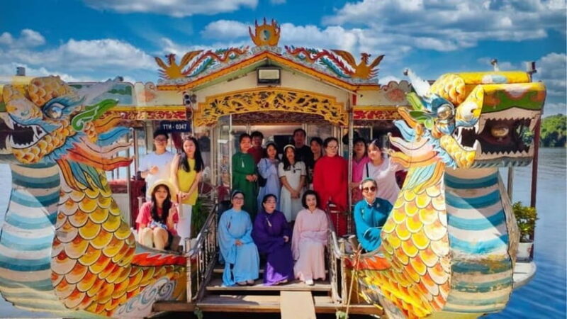 FROM HUE : HUE CITY TOUR AND DRAGON BOAT TRIP - Traditional Hue: Conical Hat Village, Food, and Herbal Foot Bath