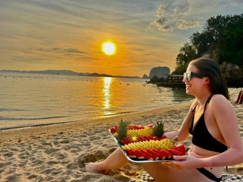 From Krabi: Hong Island Sunset Tour+Bioluminescent Plankton - Key Points
