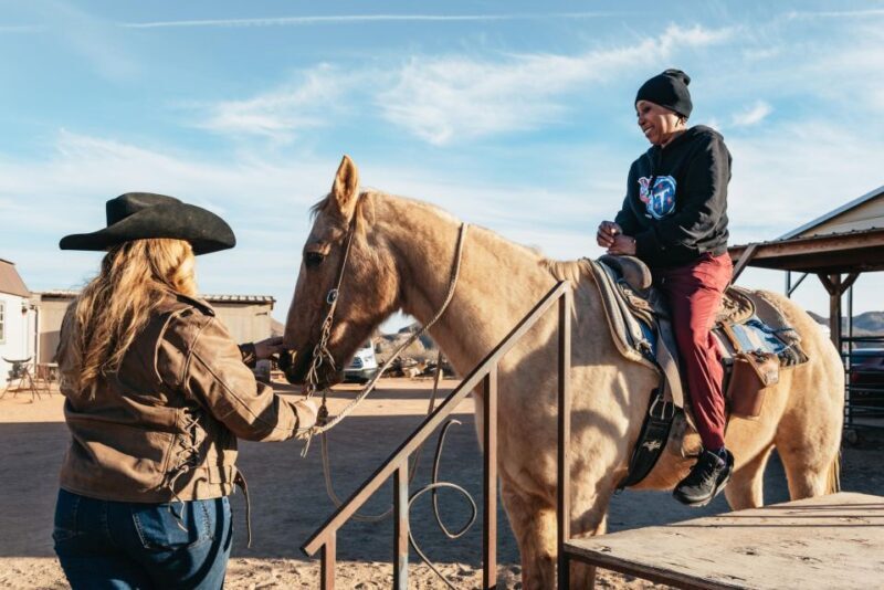 From Las Vegas: Desert Sunset Horseback Ride with BBQ Dinner - Authentic Experiences & Review Highlights
