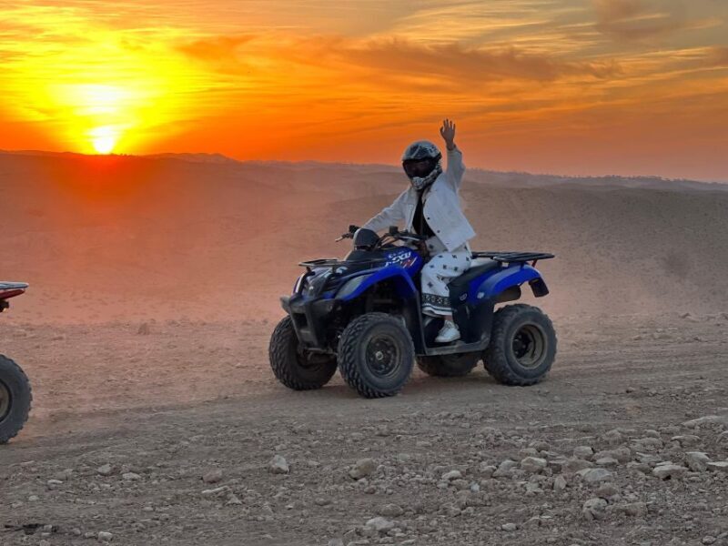 From Marrakech: Agafay Desert Buggy 1Hour & Dinner Show - The Ride: An Adventure in the Desert